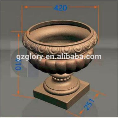 ABS Plastic Mold for European Outdoor Cement/Plaster Flowerpot Design