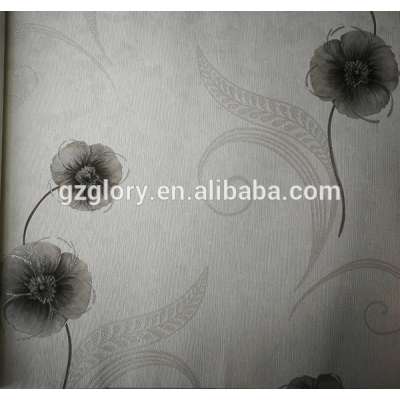 Decorative flower living room wallpaper suppliers in Guangzhou China