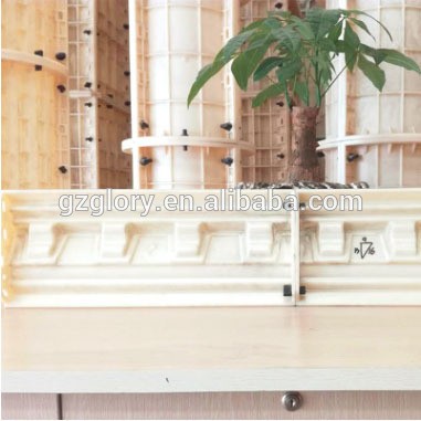 PVC plastic concrete molds for concrete cornice molding